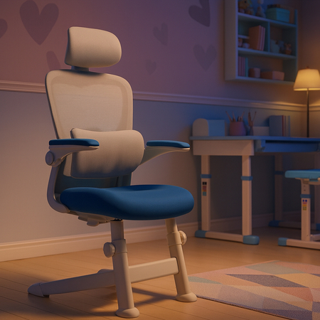 Krzesło regulowane dziecięce Spacetronik SPC-XD14S Niebieskie