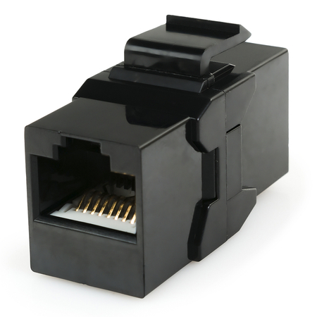 Keystone-Stecker RJ45 CAT 6A gn/gn barrel schwarz