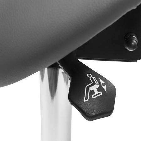 Ergonomiczny hoker regulowany SELLA szary