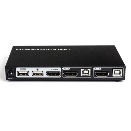 USB + DP 2/1 Spacetronik KVM Umschalter SPD-KVM02