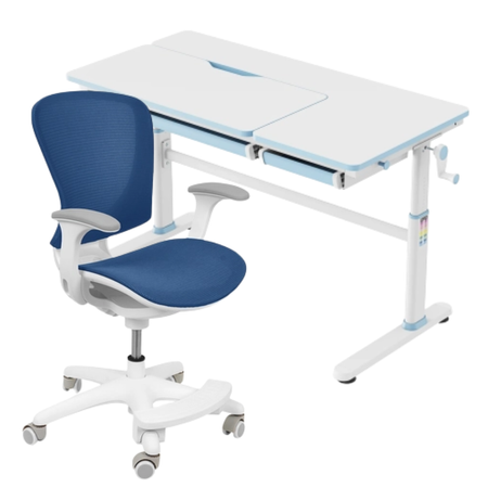 Zestaw regulowane biurko i krzesełko Spacetronik XD dla chopca