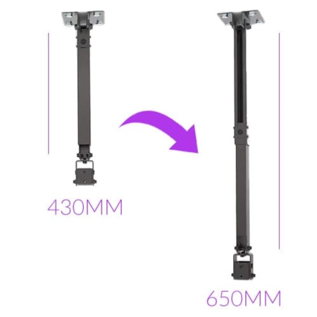 Zestaw ekran elektryczny PVC EASY VIEW uchwyt SPA P01B transmiter