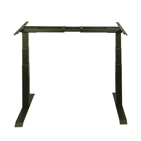 Biurko regulowane Vegard elektryczne dwusilnikowe MDF zielono-niebieskie