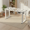 Stelaż biurka elektrycznego SPE426W 4 nogi 71–118 cm biały 100kg udźwigu