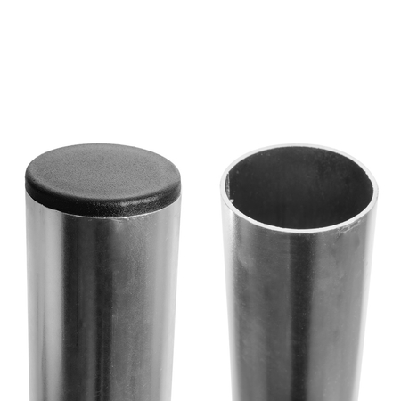 Gebogener Balkonständer L-30cm vorne mit Clips