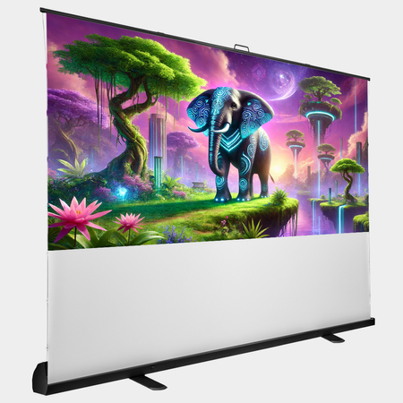 Ekran Projekcyjny Podłogowy Napinany SST 120" 4K