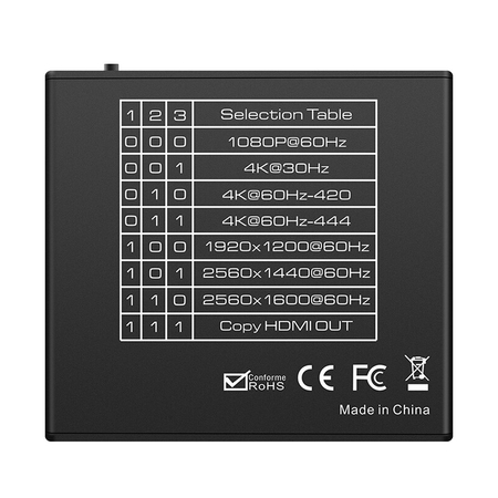 Konwerter HDCP2.2 do HDCP1.4 Spacetronik SP-H22H14