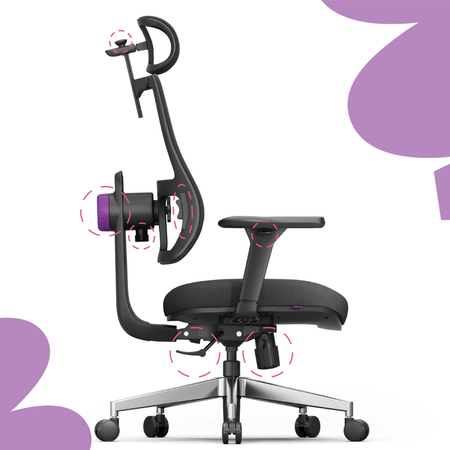 Zestaw ergonomiczny biurko elektryczne SPE-F121 160×80 + krzesło LUMBO 11 czarne