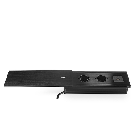 Gniazdo blatowe zasuwane Spacetronik SPS-S24CB V2