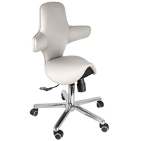 Ergonomiczny hoker regulowany SELLA biały
