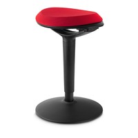 Zippy active ergonomischer Hocker (schwarz/rot)