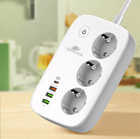 SMART Spacetronik SL-PS27 3AC 4U Steckdosenleiste