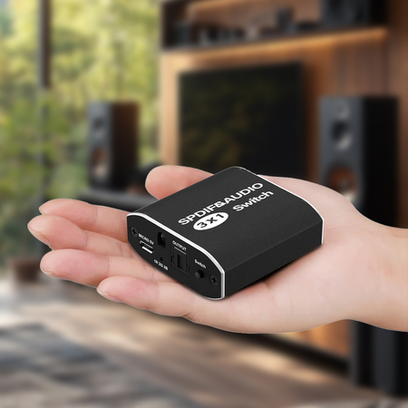 Optyczny rozdzielacz audio SPDIF Toslink 1x3