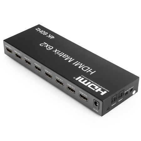 Matrix HDMI 6/2 Spacetronik SPH-M620 4K 60Hz