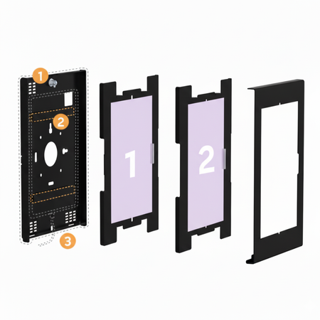 Antykradzieżowa Obudowa na Tablet SPB012B_M iPad/Samsung VESA