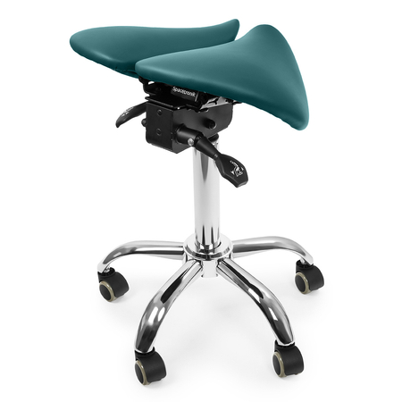 Ergonomiczny hoker regulowany SELLA niebieski