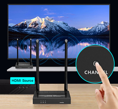 Spacetronik SPH-W54 Ipcolor drahtlos HDMI