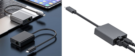 USB-C zu USB-C + RJ45 Mehrfachanschluss SPU-M08 Gigabit