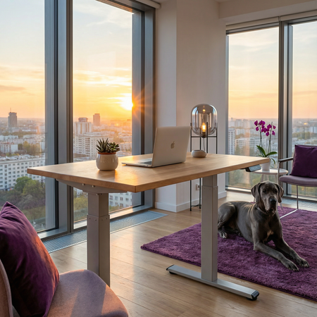 Spacetronik SPE-114RG elektrischer Tischständer