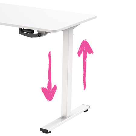 Manualne biurko Spacetronik Moris 113WW 100x60