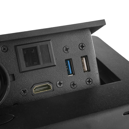 Spacetronik SPS-D26B Arbeitsplatten-Steckdosenöffnung