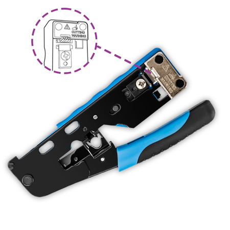 Zaciskarka RJ45/RJ12/RJ11 Spacetronik PT-CT03