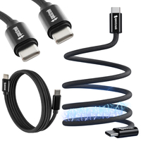 Kabel magnetyczny USB-C Spacetronik 1,8m czarny