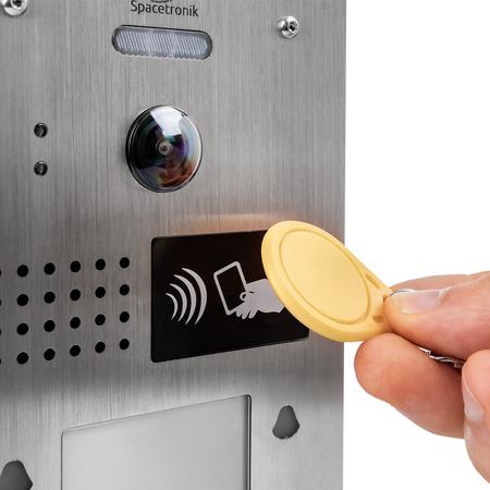 Spacetronik SPD-DS814 Vier-Familien-Video-Türsprechanlage