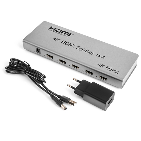 Rozgałęźnik HDMI 1x4 SPH-RS104_V46 4K 60 Hz CEC