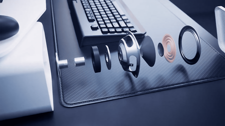 Podstawka Audio głośniki pod monitor SPP142 z RGB