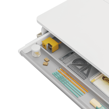 Zestaw: biurko regulowane SPEX108WG + ergonomiczne krzesło dla dziecka