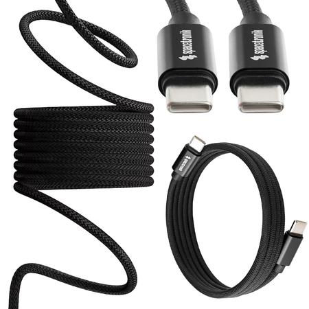 Kabel magnetyczny USB-C Spacetronik 1,2m czarny