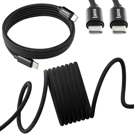 Kabel magnetyczny USB-C Spacetronik 1,2m czarny