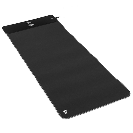 Mata mutispandeksowa RGB z ładowarką Qi 80x30cm