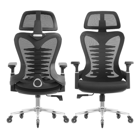 Fotel Ergonomiczny Spacetronik Axon Siatkowy Czarny