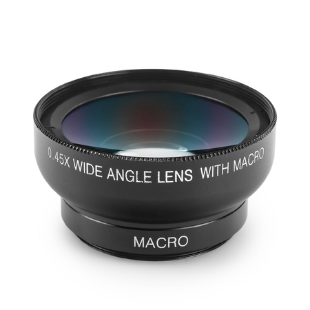 Zwei Telefonobjektive Weitwinkel x12 Makro 0,45