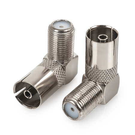 Gniazdo F / Gniazdo TV kątowe TV-IECF0190 Box 50sz