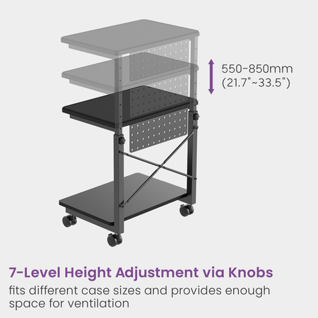 Mobilna Podstawka z Półką pod Komputer SPC112