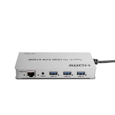 Adapter USB-C do HDMI KVM 100W 4K 60Hz SPU-M17