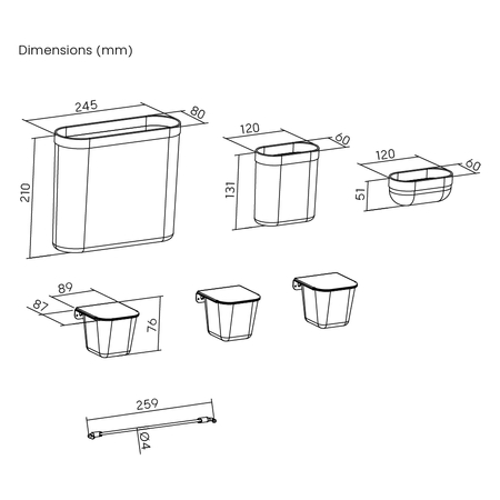 Akcesoria do tablic Spacetronik Holdee SPB-14AB