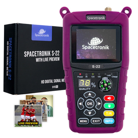 Miernik sygnału SAT Spacetronik S-22 DVB-S/S2/S2X