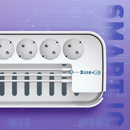 BOX-Ladestation 5xAC 3xUSB