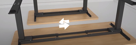 Elektryczny stelaż biurkowy SPE-214AG USB