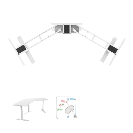 Spacetronik SPE-323TW elektrischer Tischständer
