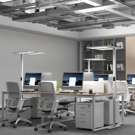 Podwójna lampa stojąca GLOW D24 Pro Auto Czarna