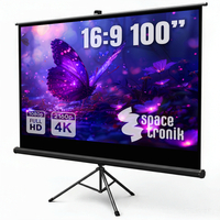 Ekran Projekcyjny ze Statywem 100" 4K Spacetronik