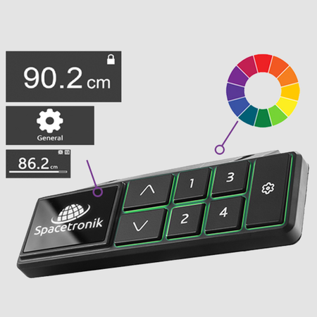 Elektryczny stelaż biurkowy Spacetronik SPE-142OB