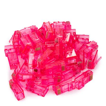 Wtyk RJ45 przelotowy kat6 UTP PT-RJ456UPK-1 100szt