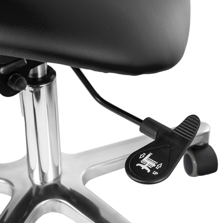 Ergonomiczny hoker regulowany SELLA czarny