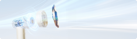 Airpuff 1 verstellbarer Handventilator weiß